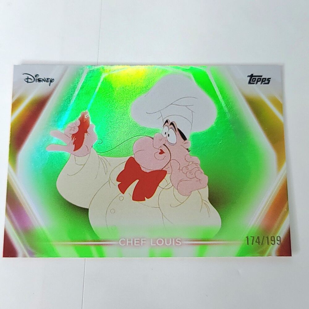 Chef Louis Topps 2026 Disney Neon Holo Parallel Refractor Limited 174/199